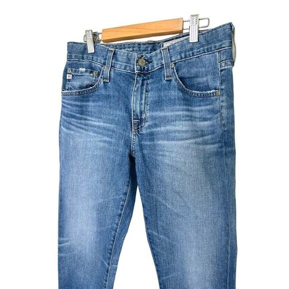 AG Adriano Goldschmied Women Jeans 26 R Skinny Crop South Gate Aged Denim - Picture 2 of 8